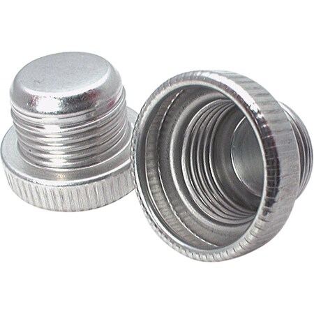 Allstar Performance Aluminum -10 AN Plugs; Natural, 10PK ALL50835